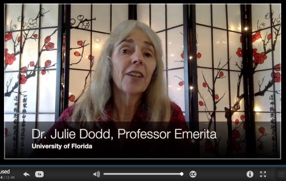 Dr. Julie Dodd presents at UF TA orientation 2020